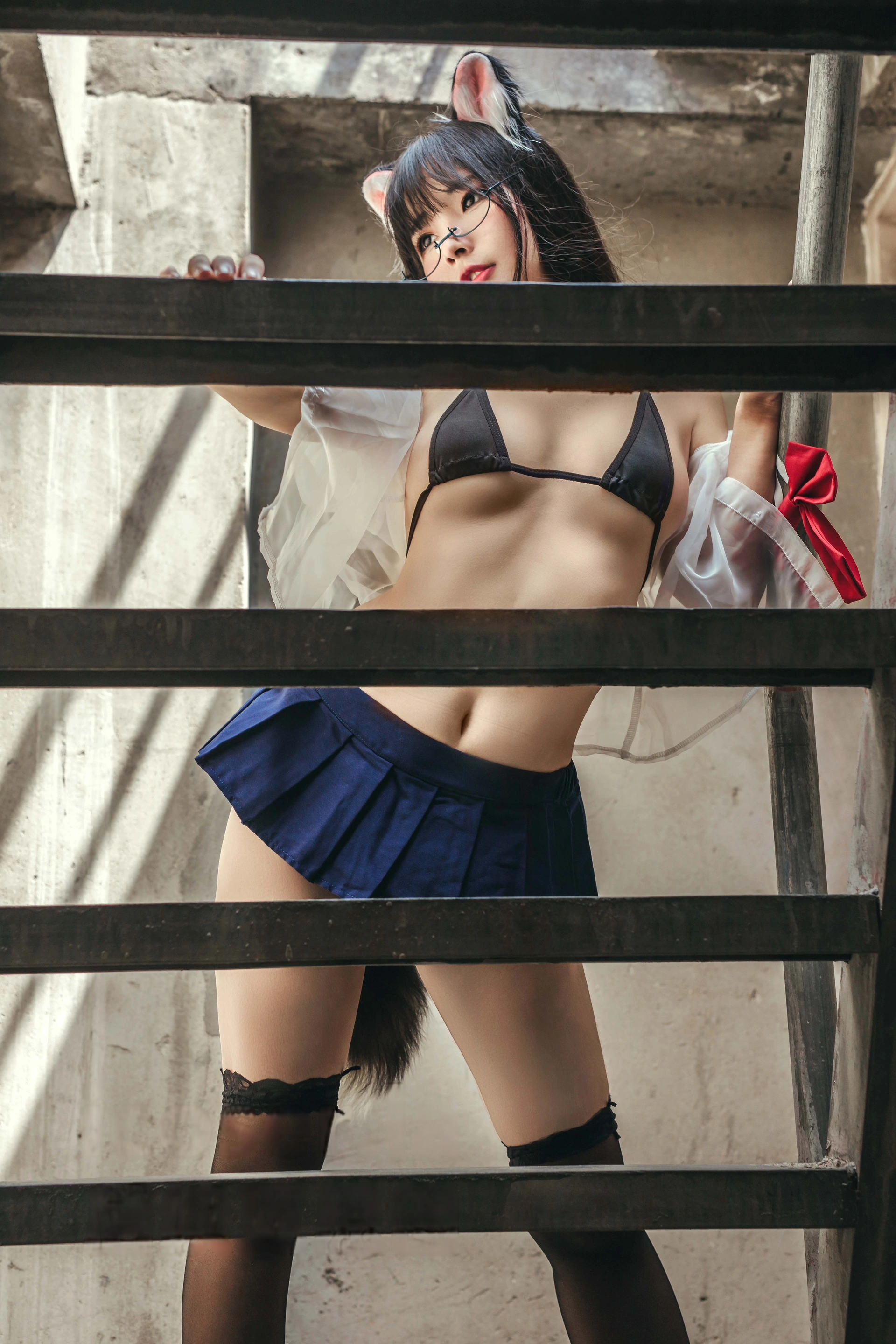 yuuhui玉汇 (Kokuhui) – NO.096 天台猫猫+黑犬机器人女友 0